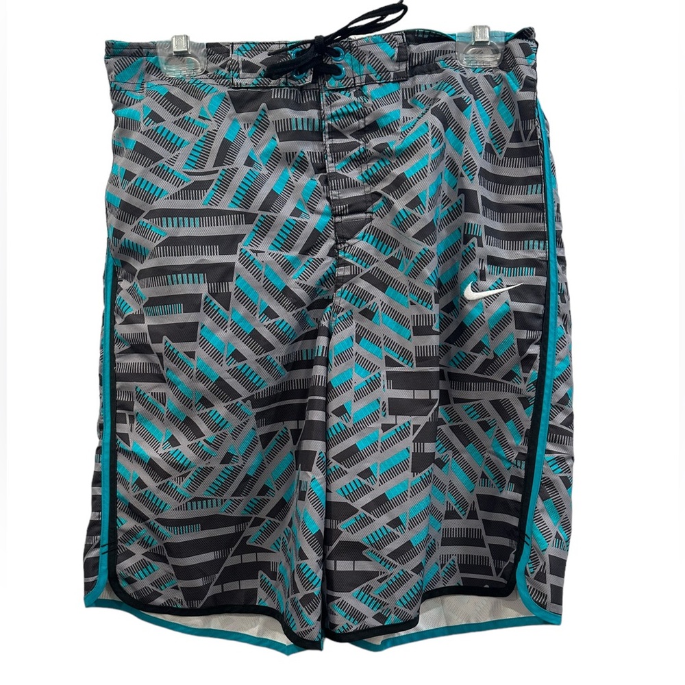 NIKE men boardshorts swimsuit surf beach shorts size M EUC